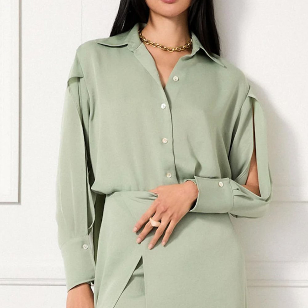 R.G. Kane Ceres Shirt- Sage Green